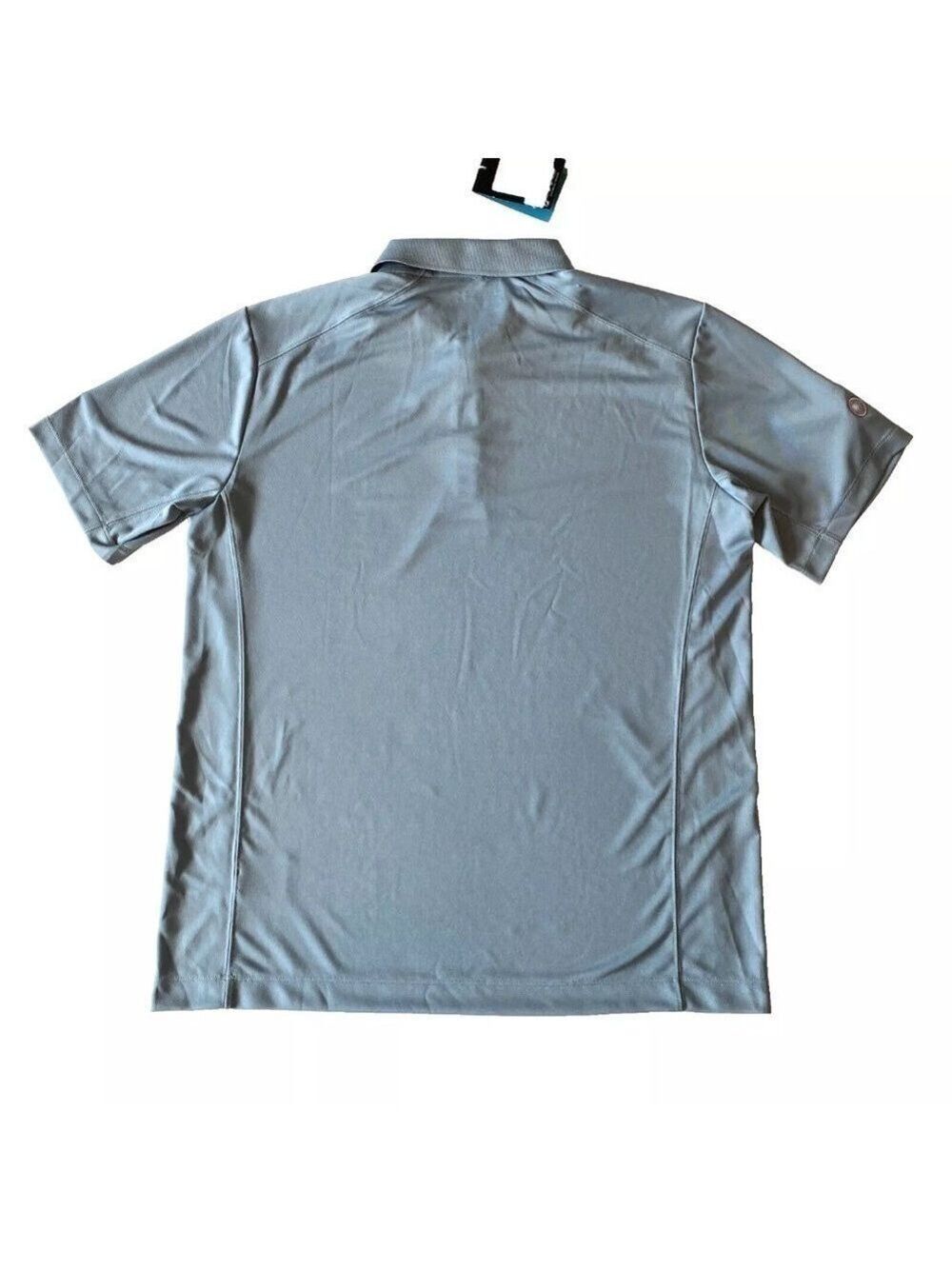 NWT Nike Golf Tour Performance Dri-Fit Polo Gray Standard Fit Size L Logo - Picture 2 of 11